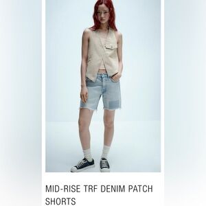 ZARA NEW Jean shorts size 36
